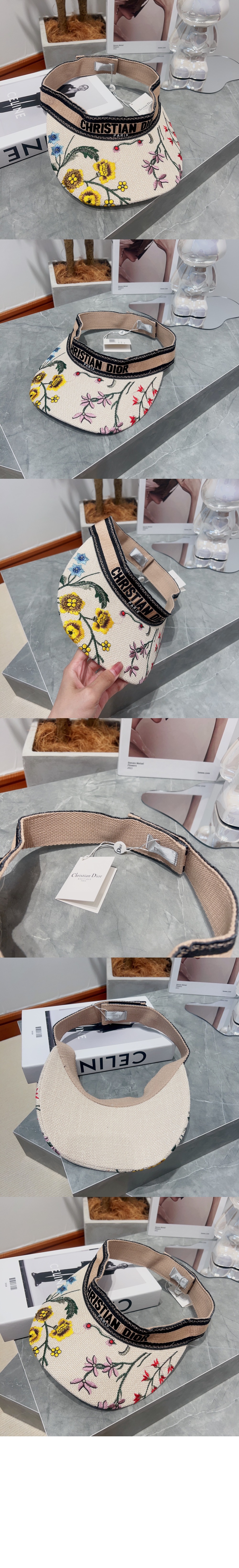 크리스챤 바이저 캡 32PFL > 디올