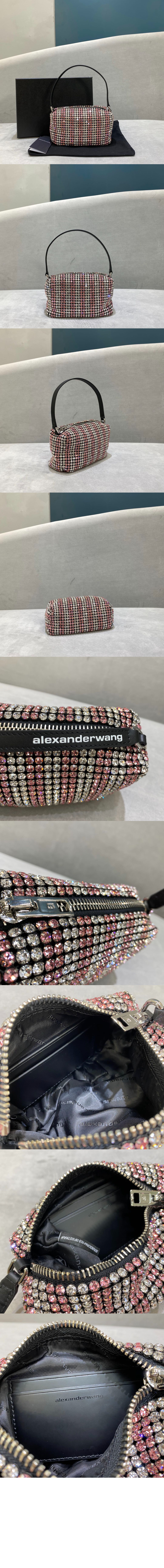 에어리스 라인스톤 메시 파우치 20C120 > Rockie - 로키