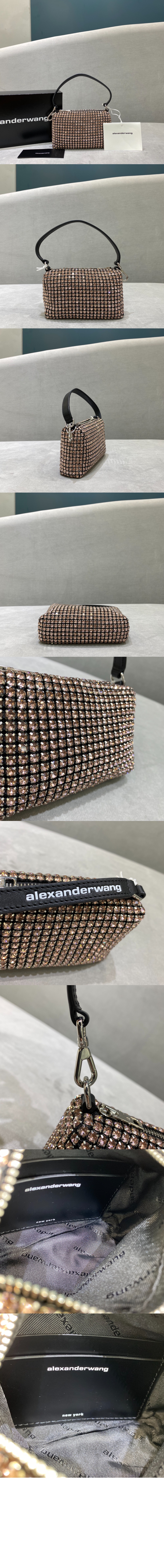 에어리스 라인스톤 메시 파우치 20122P > Rockie - 로키