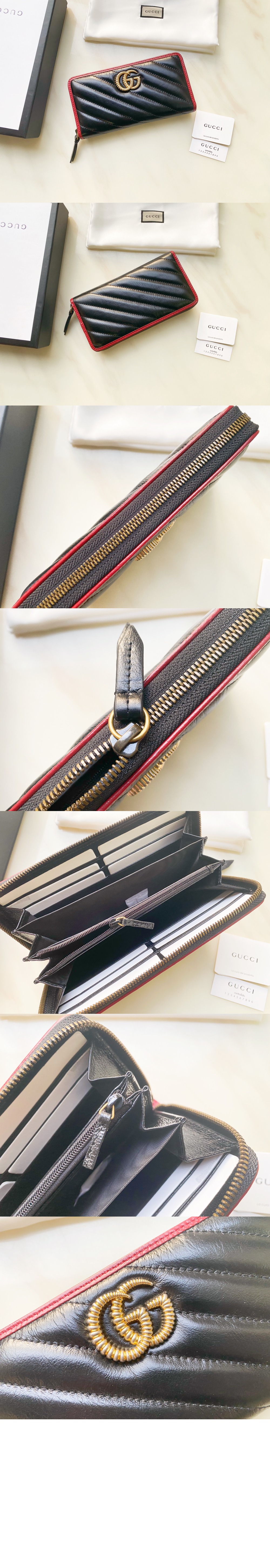 GG 마몽 아웃라인 지퍼월렛 573810 > GG Marmont - GG 마몽