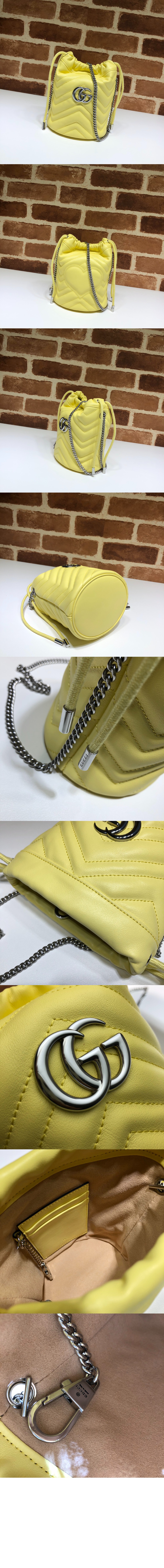 마몽 미니 버킷백 575163 > GG Marmont - GG 마몽