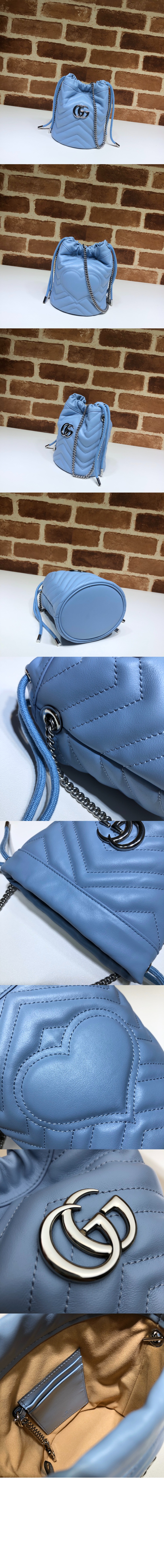 마몽 미니 버킷백 575163 > GG Marmont - GG 마몽