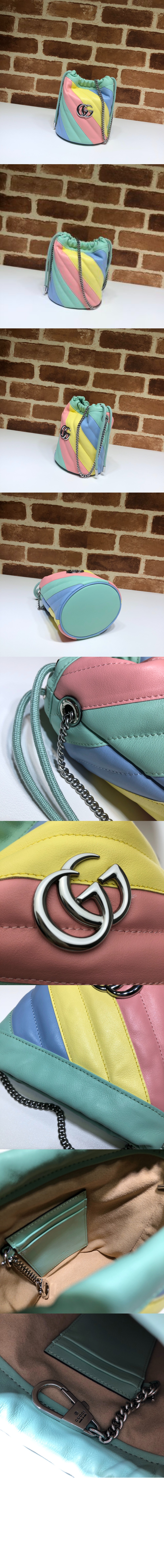 마몽 미니 버킷백 575163 > GG Marmont - GG 마몽