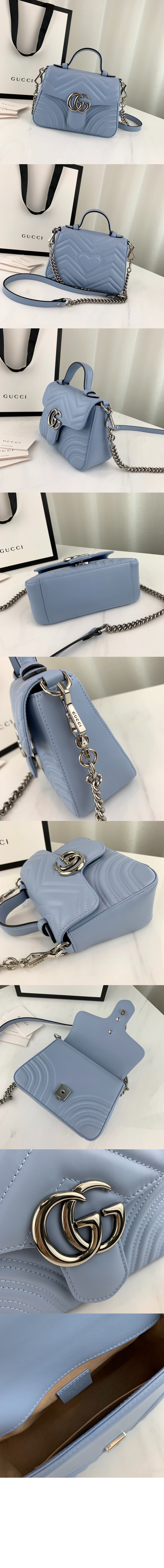 GG 마몽 미니 탑핸들백 547260 > GG Marmont - GG 마몽