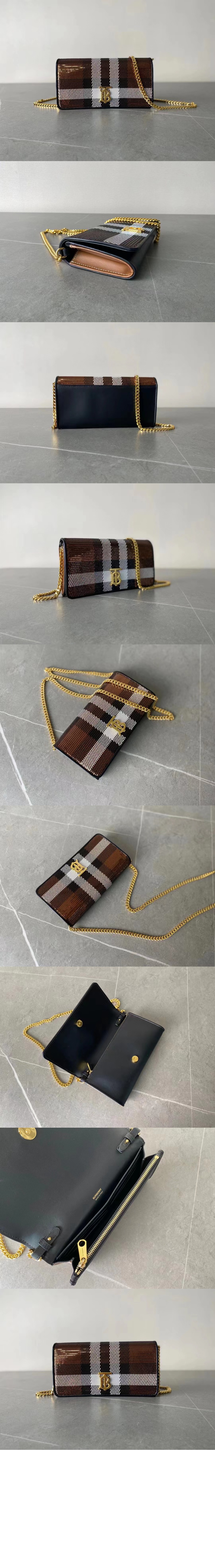 니트 체크 레더 스몰 롤라백 80508761 > Lola Bag - 롤라 백