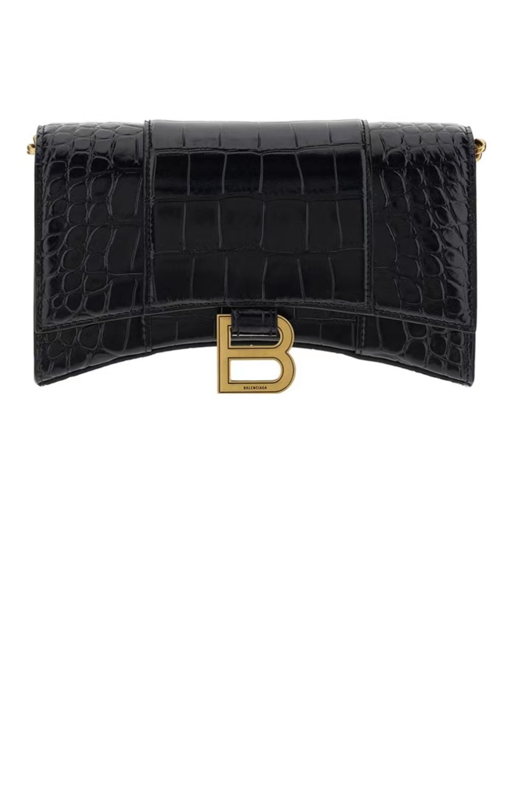 아워글래스 크로커다일 엠보싱 월렛 온 체인 656050 > Hourglass - 아워글래스