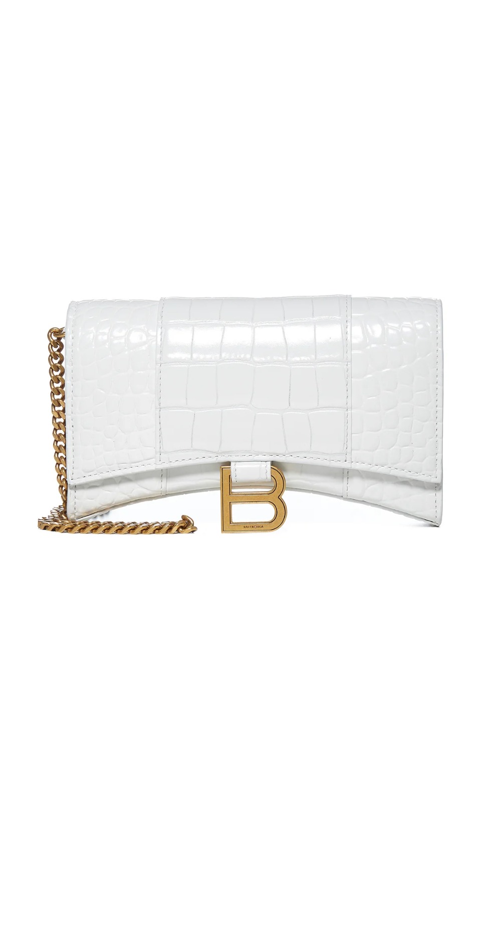 아워글래스 크로커다일 엠보싱 월렛 온 체인 656050 > Hourglass - 아워글래스