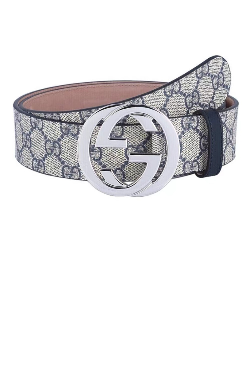 더블 G 엠보 평활 버클 벨트 411924 > 구찌