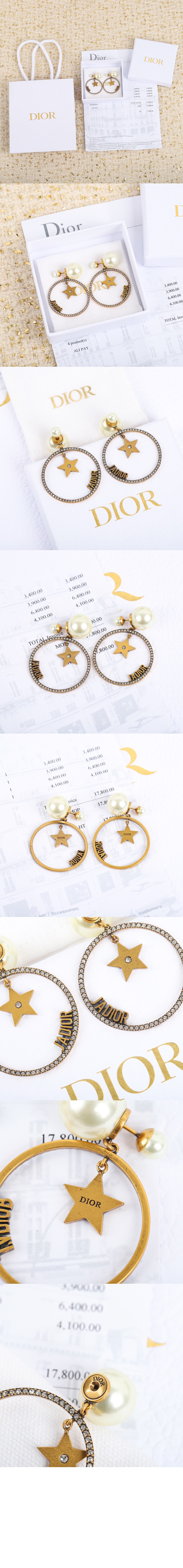 별 귀걸이 E1291 > 디올