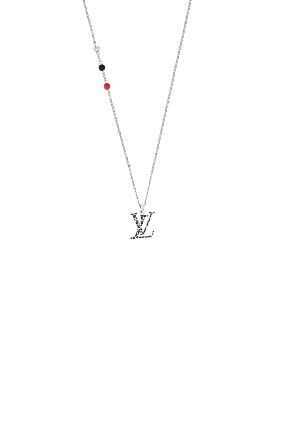 LV x YK LV 인피니티 도트 펜던트 실버 M01089 > Etc - 기타제품