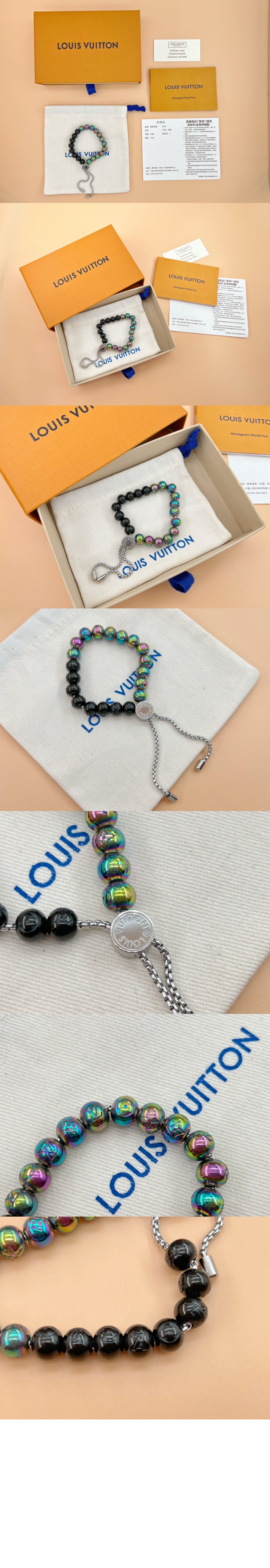 멀티컬러 레인보우 펄 모노그램 팔찌 M68247 > Etc - 기타제품