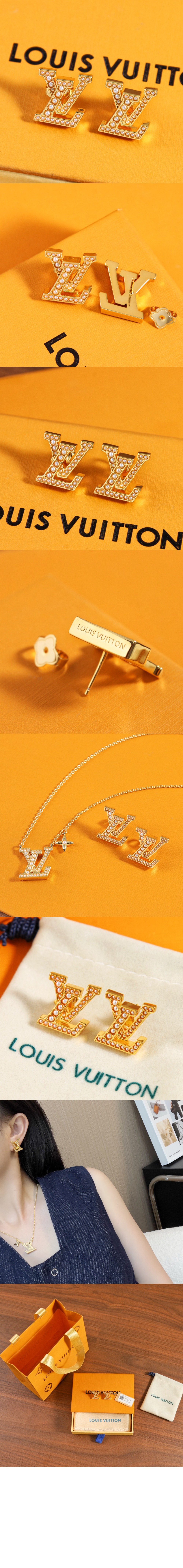 LV 아이코닉 진주 귀걸이 M01235 > Etc - 기타제품