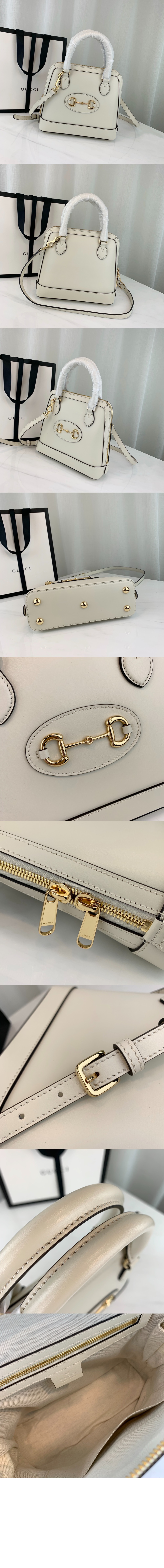 홀스빗 1955 스몰 탑핸들백 레더 621220 > Horsebit 1955 - 홀스빗 1955