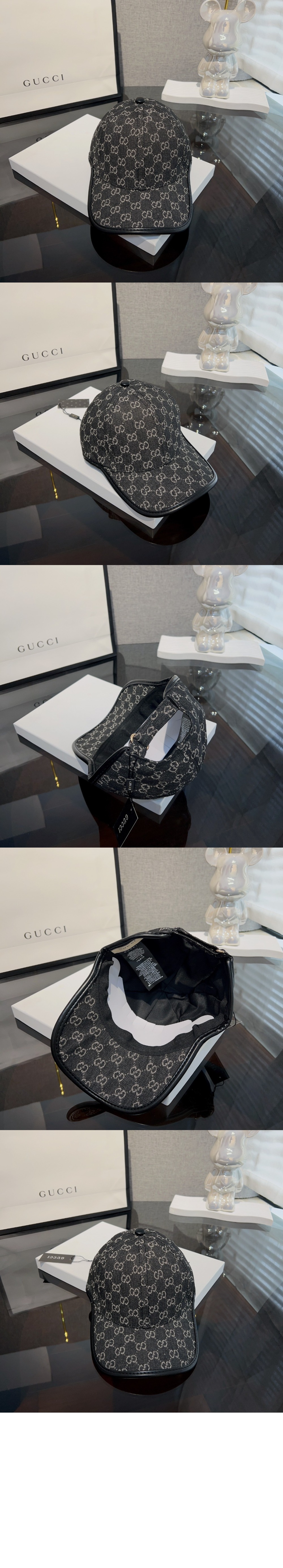 GG 데님 베이스볼 캡 656206 > 구찌