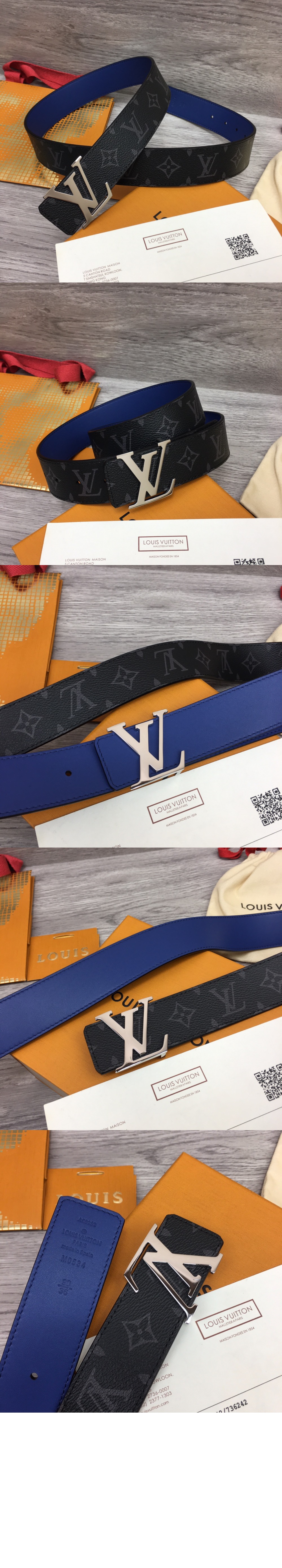 LV 이니셜 리버서블 벨트 M0535U > 루이비통