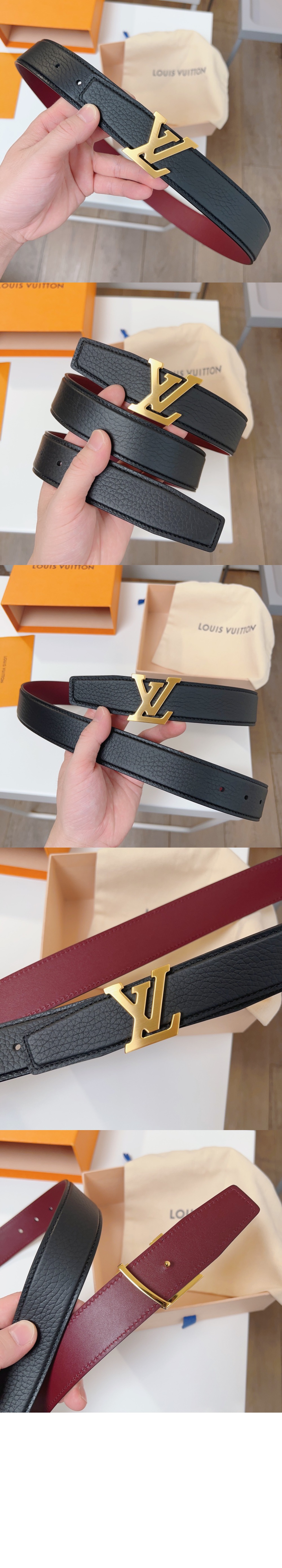 LV 헤리티지 리버서블 벨트 M8205T > 루이비통