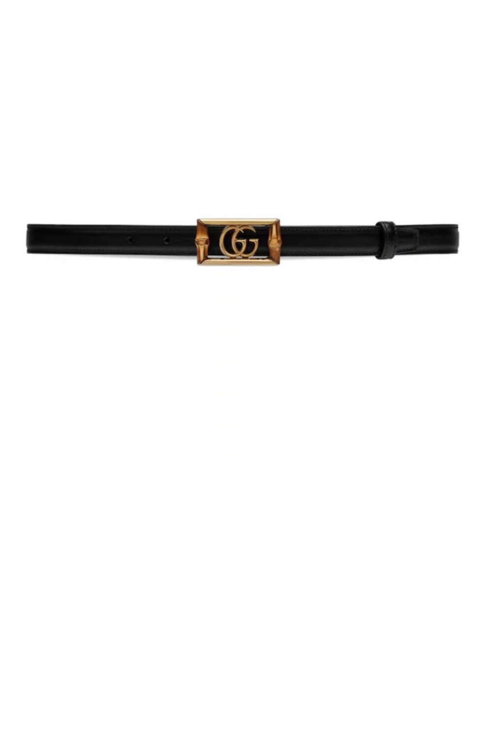 더블 G 밤부 레더 벨트 768464 > 구찌