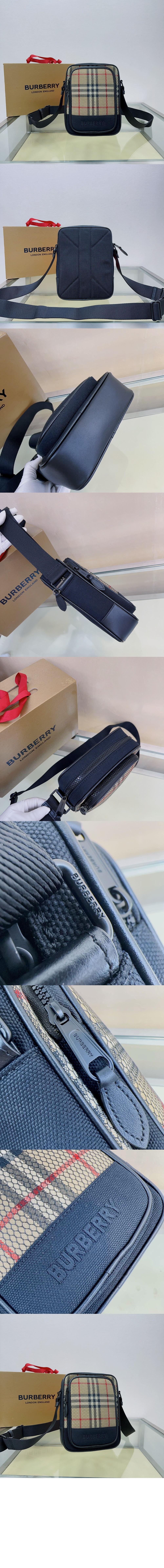 자수 로고 체크 크로스백  80659071 > Etc - 기타제품