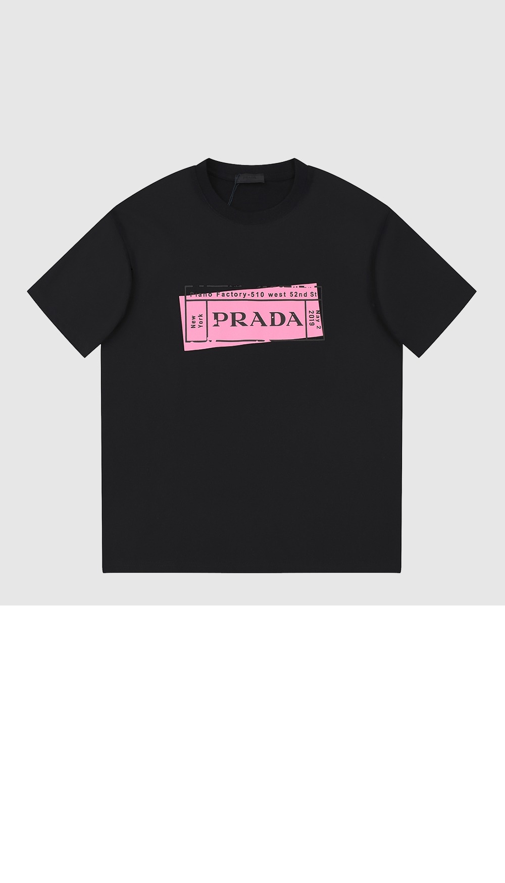 로고 프린트 반팔 > 프라다