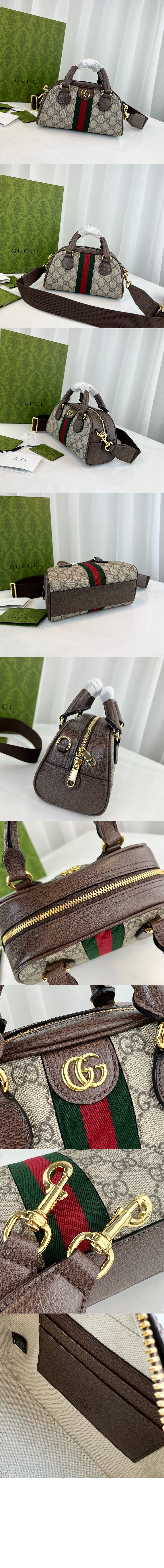 오피디아 GG 미니 탑 핸들백 724606 > Ophidia - 오피디아