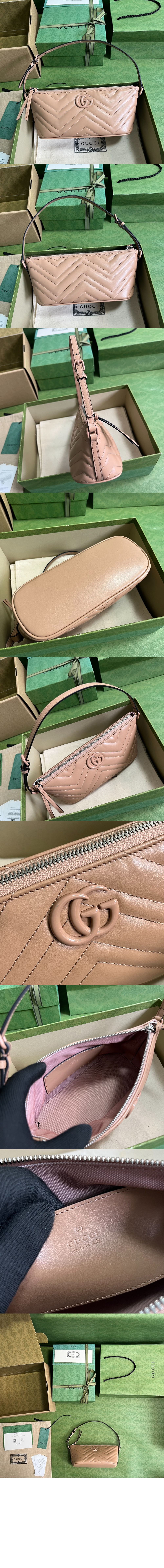 GG 마몽 마틀라세 숄더백 739166 > GG Marmont - GG 마몽