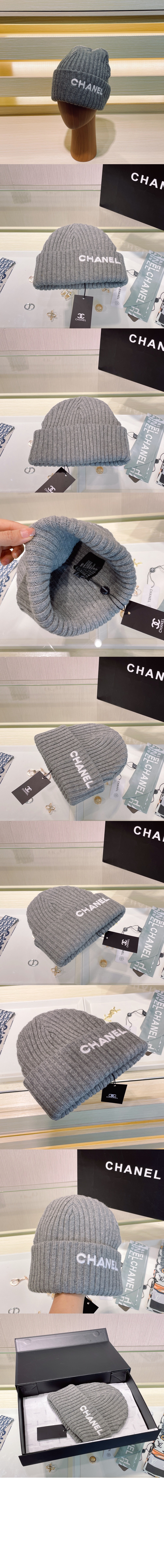 로고 비니 AA8162 > 샤넬