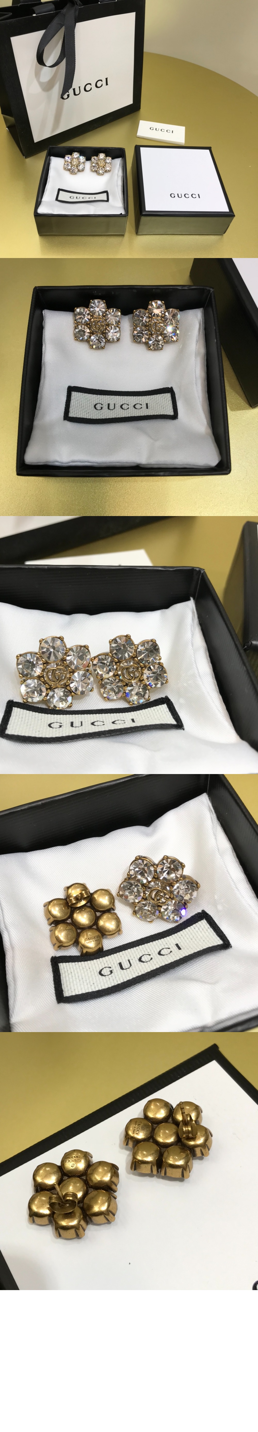 구찌 크리스탈 더블 G 귀걸이 645685 > Etc - 기타제품