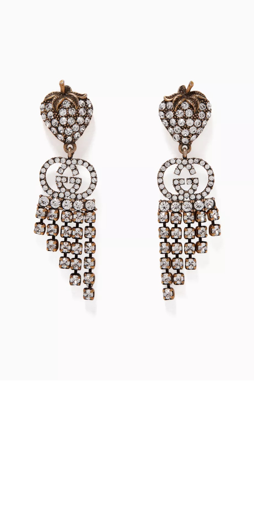 크리스탈 스트로베리 귀걸이 580959 > Etc - 기타제품