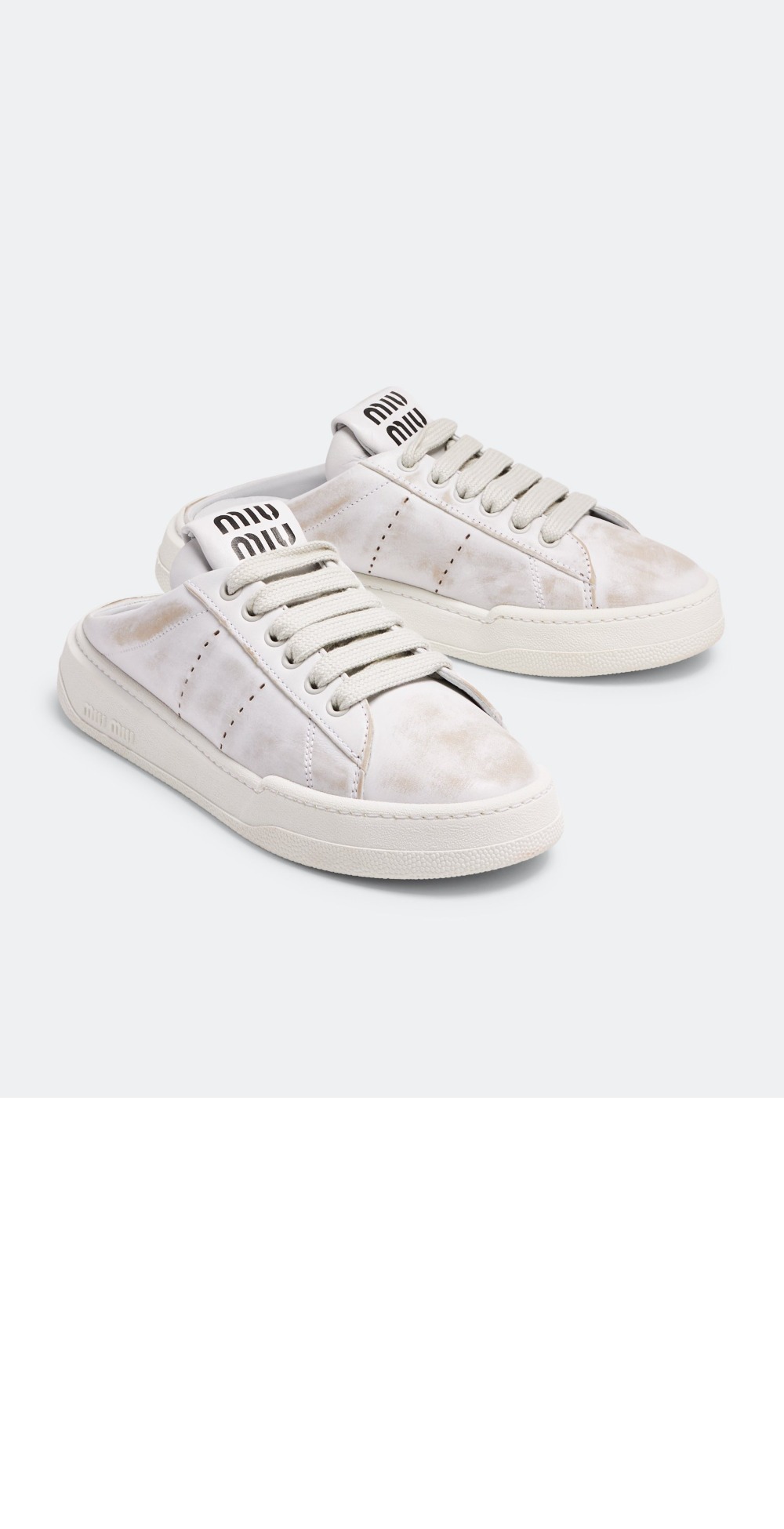 블리치드 가죽 스니커즈 5E915D > Sneakers - 스니커즈