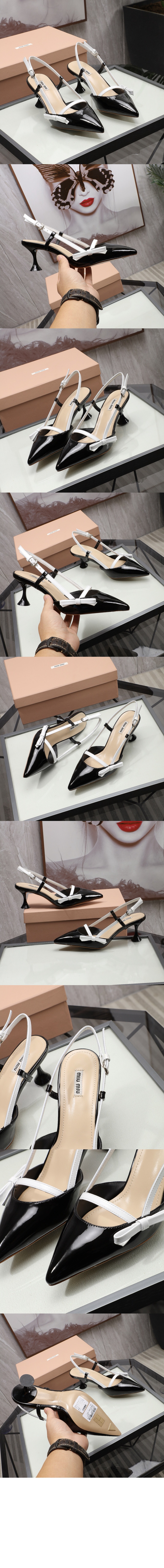 페이턴트 가죽 통 샌들 5I445D > Pumps - 펌프스