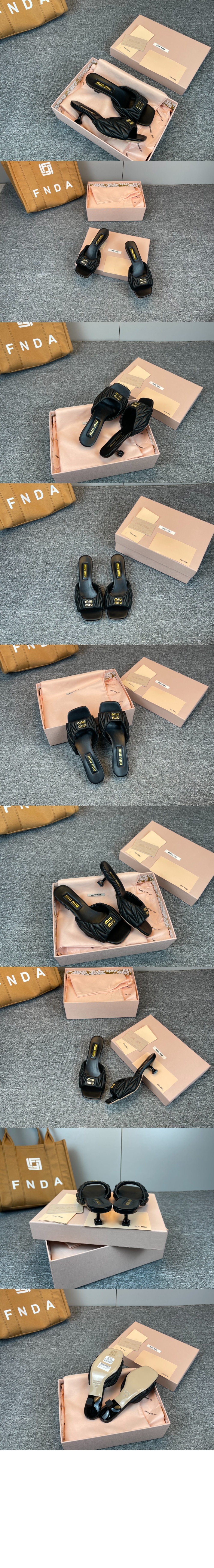 마테라쎄 나파 가죽 슬라이드 5XX59 > Pumps - 펌프스