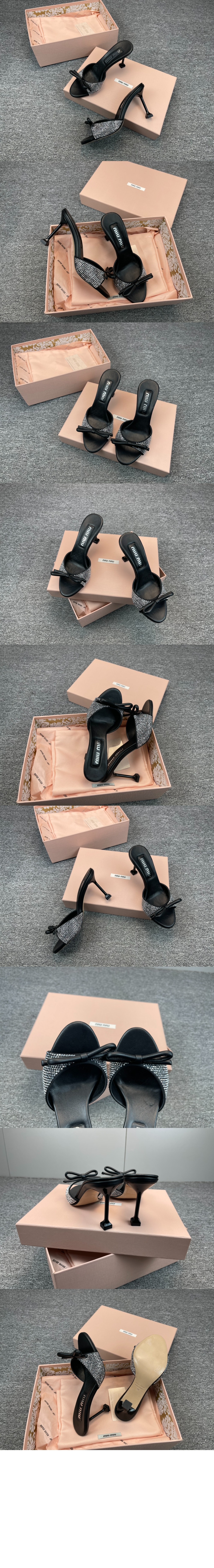 버클 장식의 브러쉬드 가죽 슬링백  5XX630 > Pumps - 펌프스