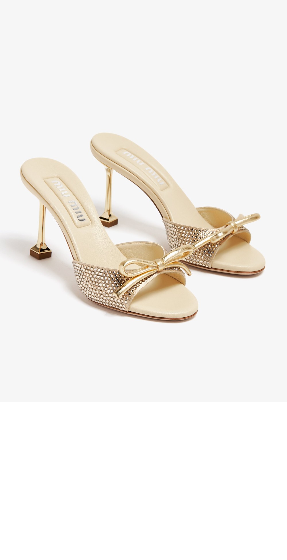 버클 장식의 브러쉬드 가죽 슬링백 5XX630 > Pumps - 펌프스