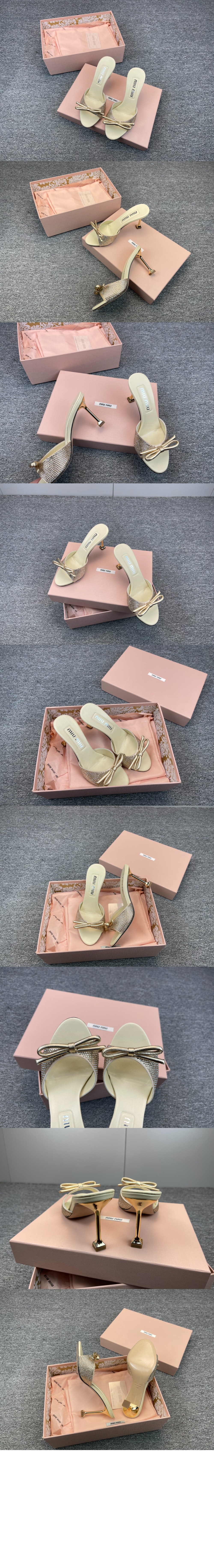 버클 장식의 브러쉬드 가죽 슬링백 5XX630 > Pumps - 펌프스