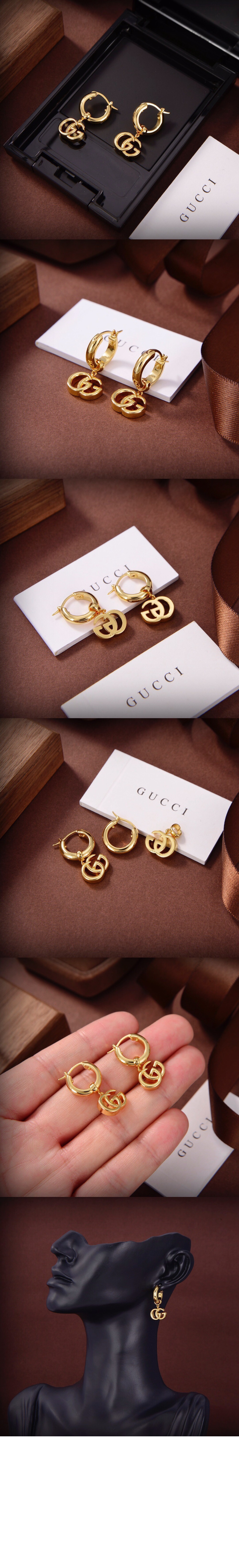 구찌 GG 골드 옐로우 러닝 귀걸이 ‎582017 > Etc - 기타제품