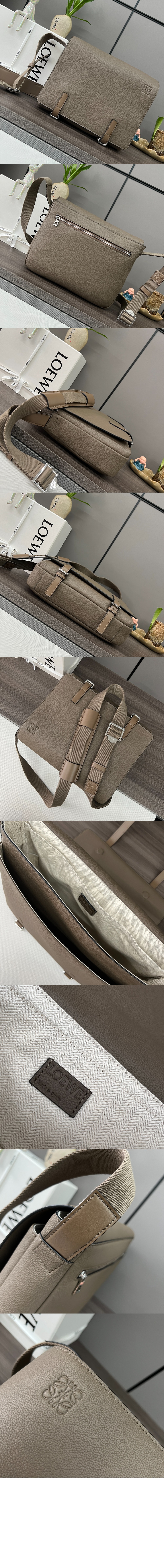 밀리터리 메신저 백 - 소프트 그레인 카프스킨 > Military - 밀리터리