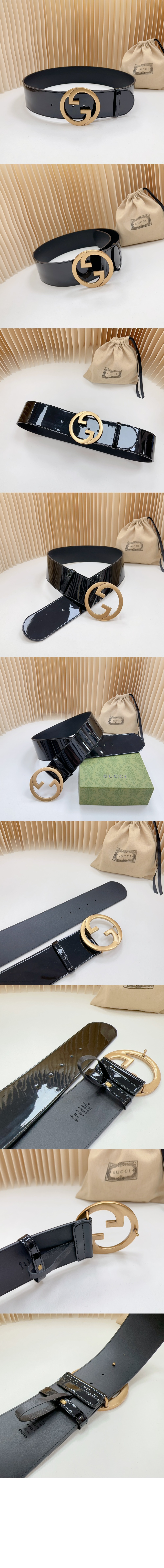 버클 더블 G 와이드 벨트 751534 > 구찌