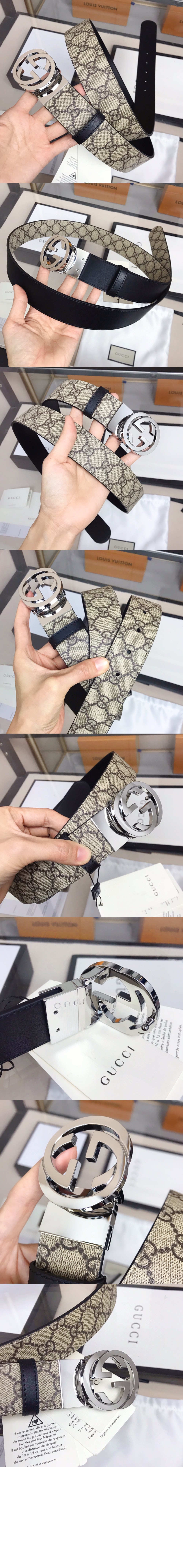 GG 수프림 벨트 473030 > 구찌