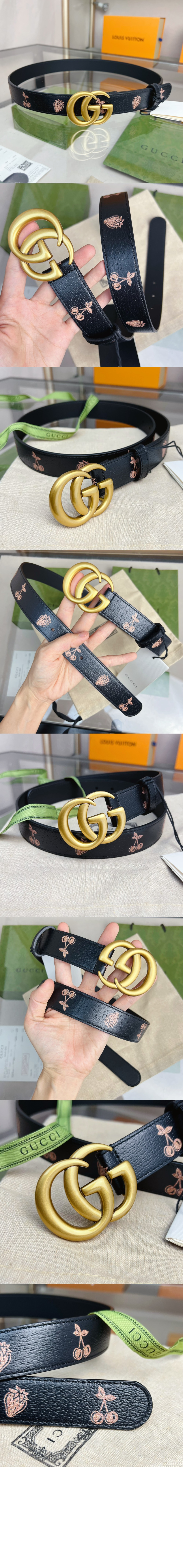 GG 마몽 씬 벨트 625839 > 구찌