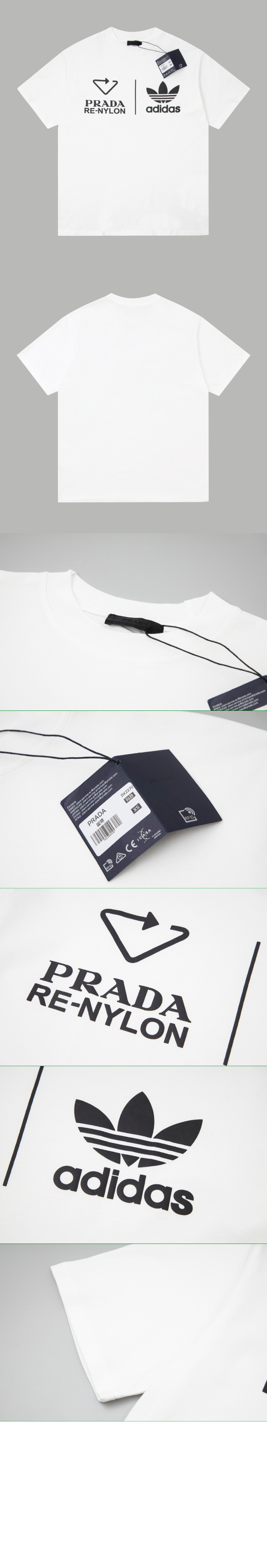 로고 프린트 반팔 > 프라다