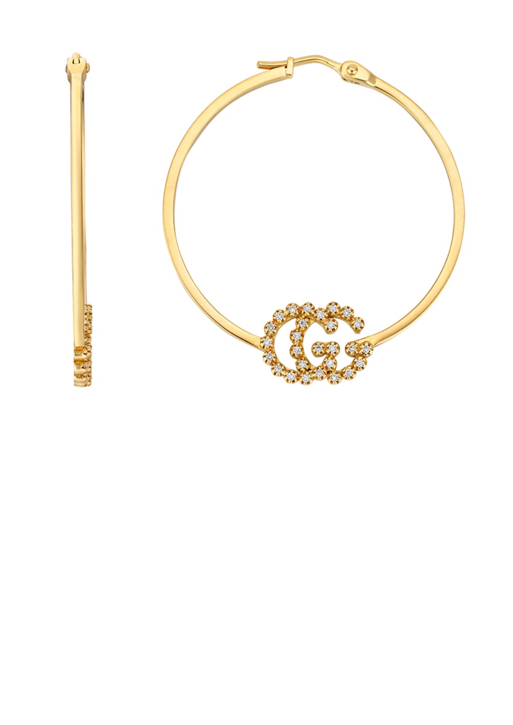 더블 G 다이아몬드 18K 골드 귀걸이 581995 > Etc - 기타제품