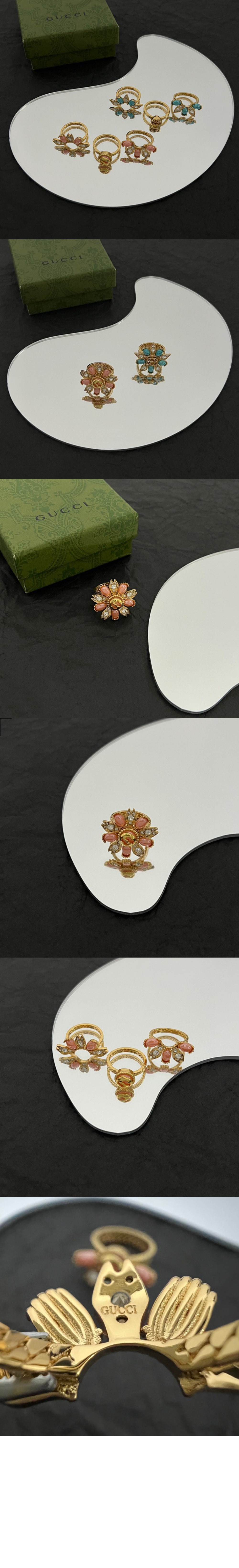 인터로킹 G 플라워 반지 링 ‎702609 > Etc - 기타제품