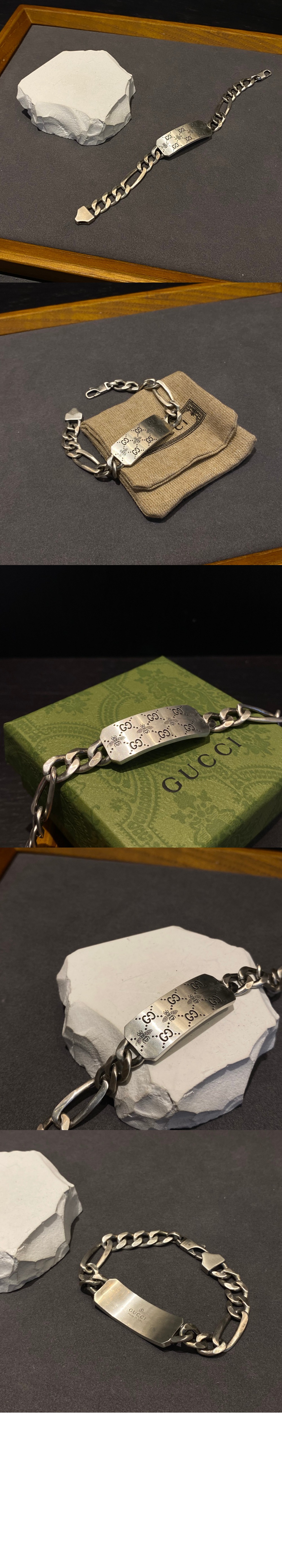 벌 GG 인그레이빙 체인 실버 팔찌 728264 > Etc - 기타제품