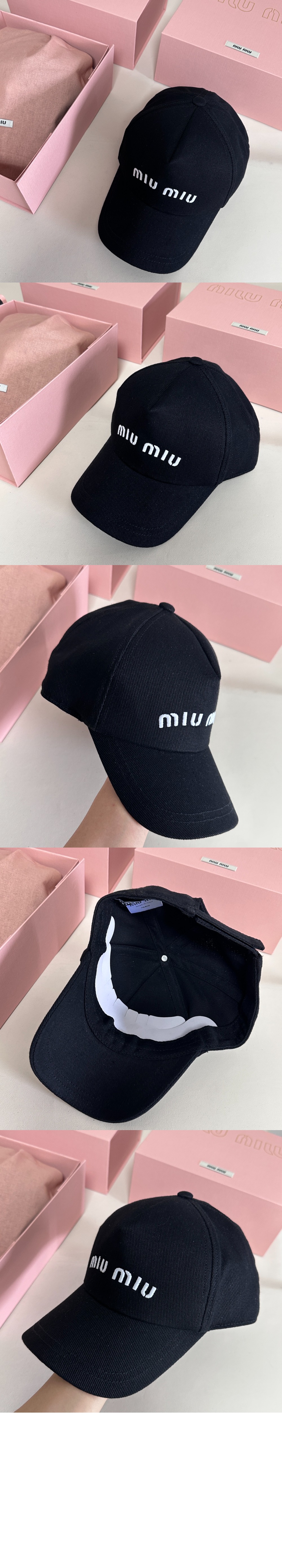 드릴 베이스볼 캡 5HC179 > 미우미우