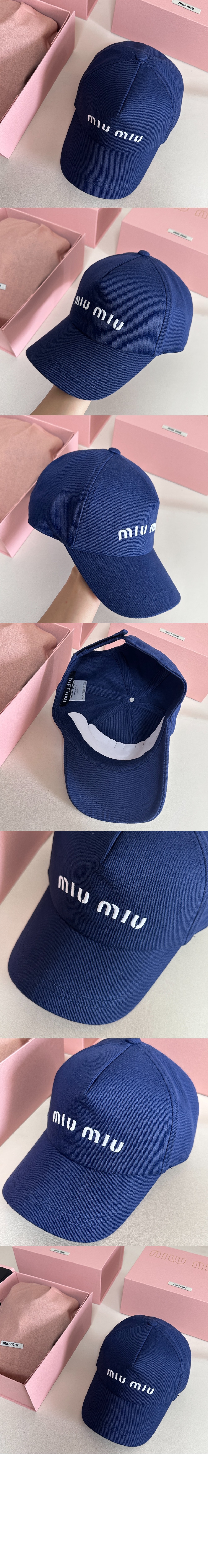드릴 베이스볼 캡 5HC179 > 미우미우