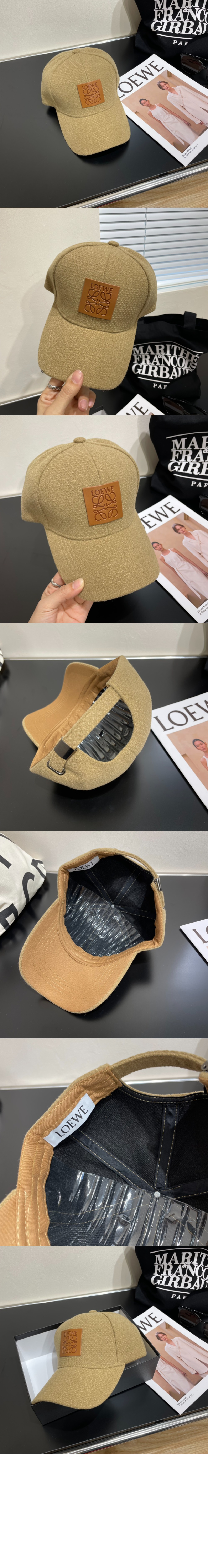 캔버스 패치 베이스볼 캡 > 로에베