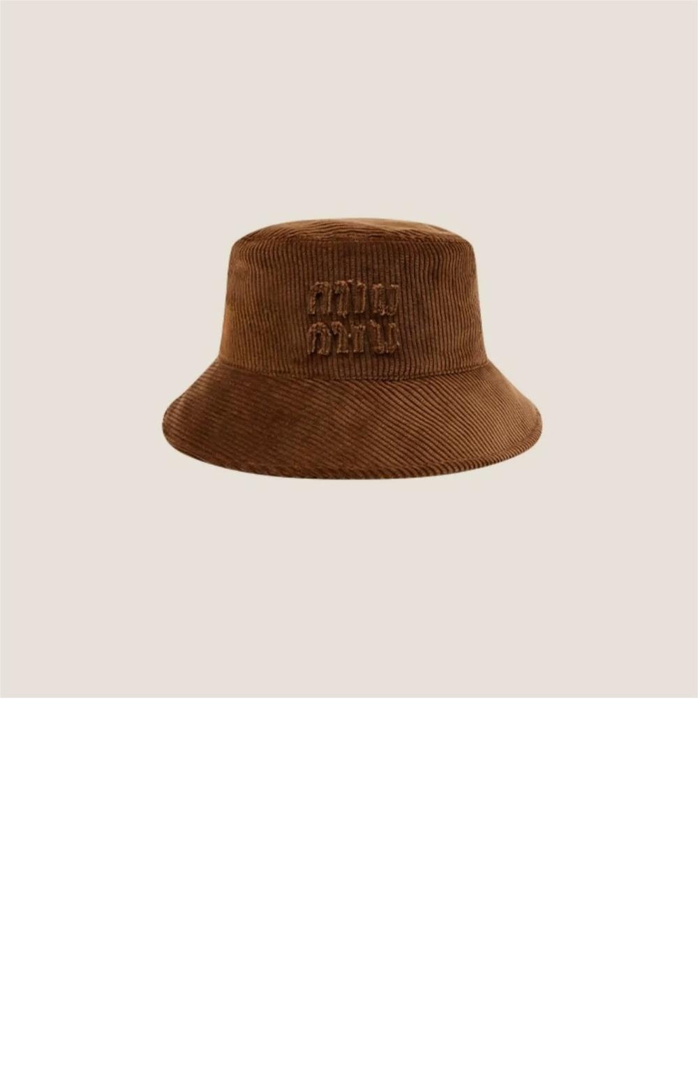 로고 버킷햇 5HC196 > 미우미우