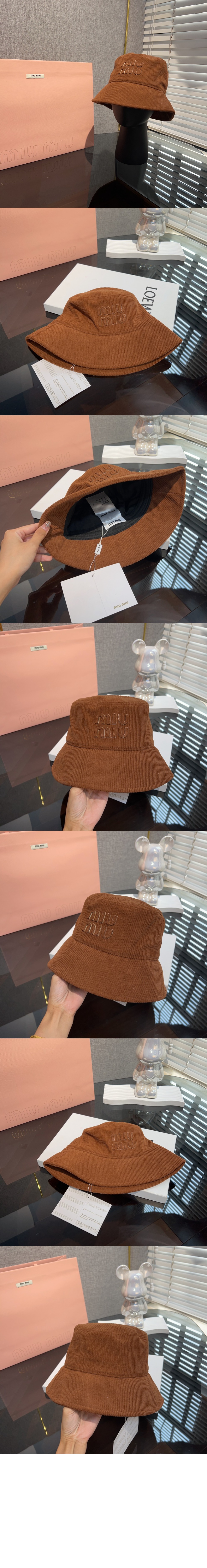 로고 버킷햇 5HC196 > 미우미우