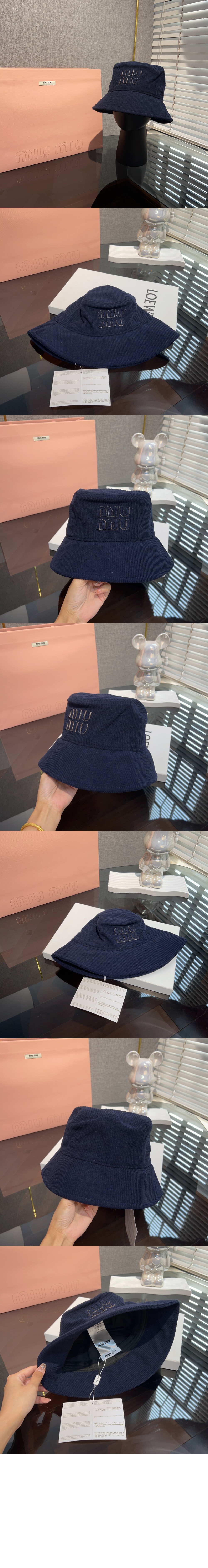 로고 버킷햇 5HC196 > 미우미우