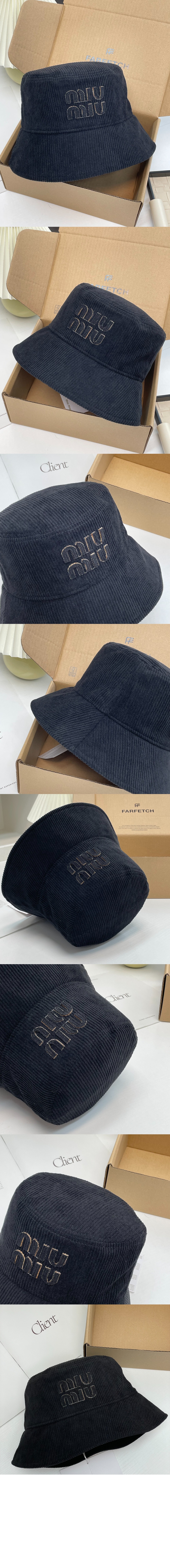 로고 버킷햇 5HC196 > 미우미우